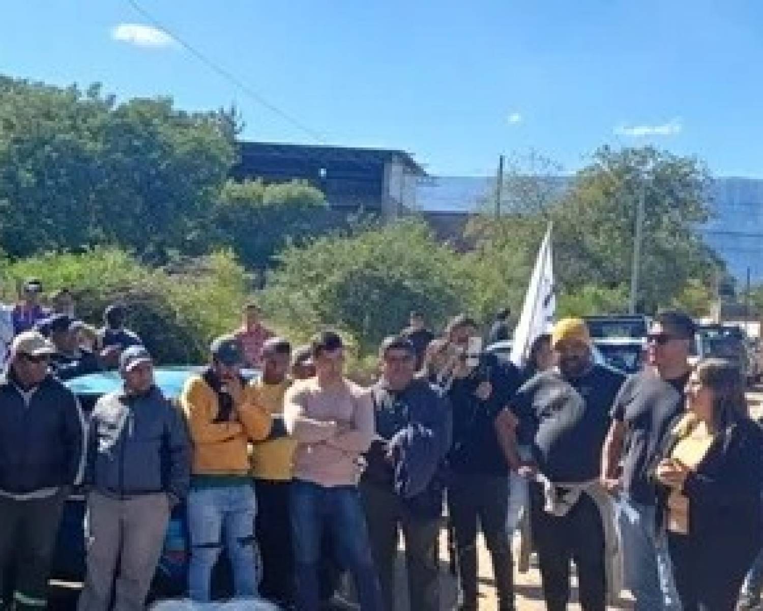 Protesta de UPCN en Valle Viejo
