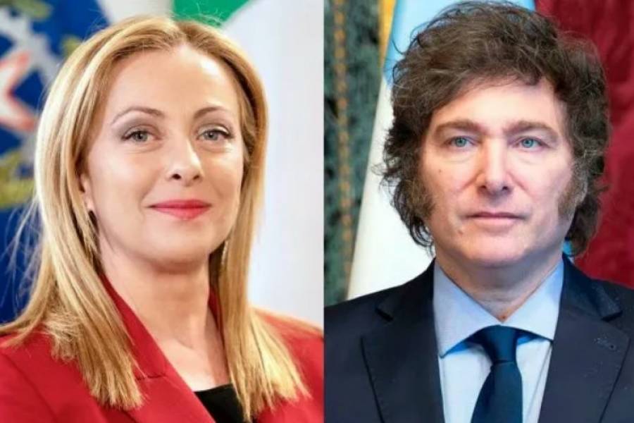 Giorgia Meloni invitó a Javier Milei a disertar sobre IA en el G7