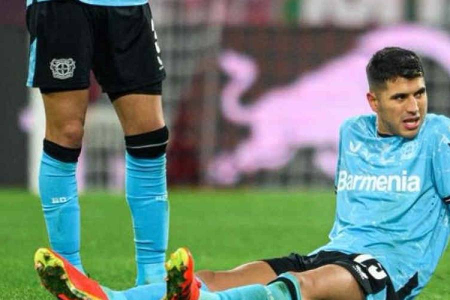 Atento Scaloni: se lesionó Exequiel Palacios en Bayer Leverkusen