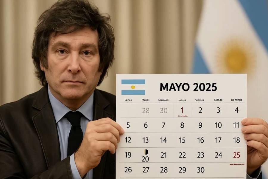 El 25 de mayo cae domingo y Javier Milei ya definió si habrá feriado puente