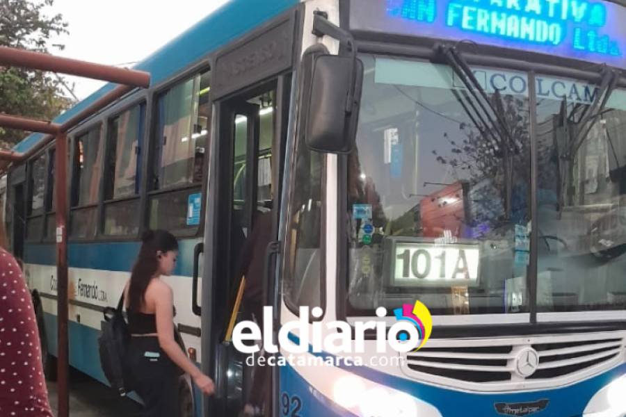 El transporte urbano en Catamarca, es normal