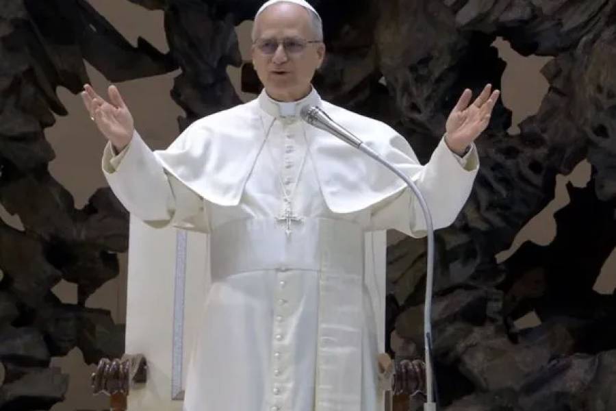 El papa León XIV llamó a la paz en el mundo: 