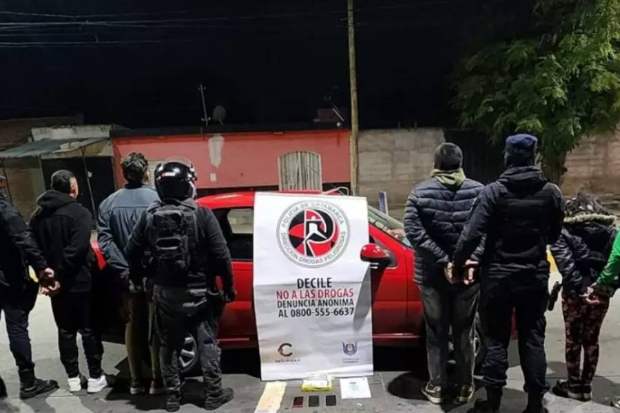 Cae banda con más de un kilo de cocaína en un taxi: Detienen al chofer y tres pasajeros