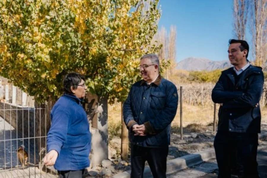 Jalil dejó inauguradas obras de urbanización en Santa María