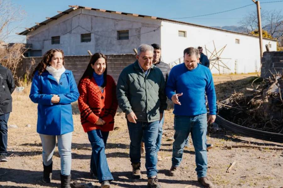 Jalil recorrió las obras de la Casa del Artesano en La Merced: impulso a la cultura y la economía local