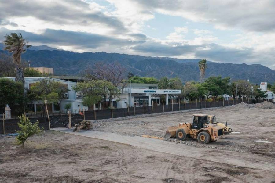 El Gobierno reactivó la obra de ampliación del Hospital San Juan Bautista con fondos provinciales