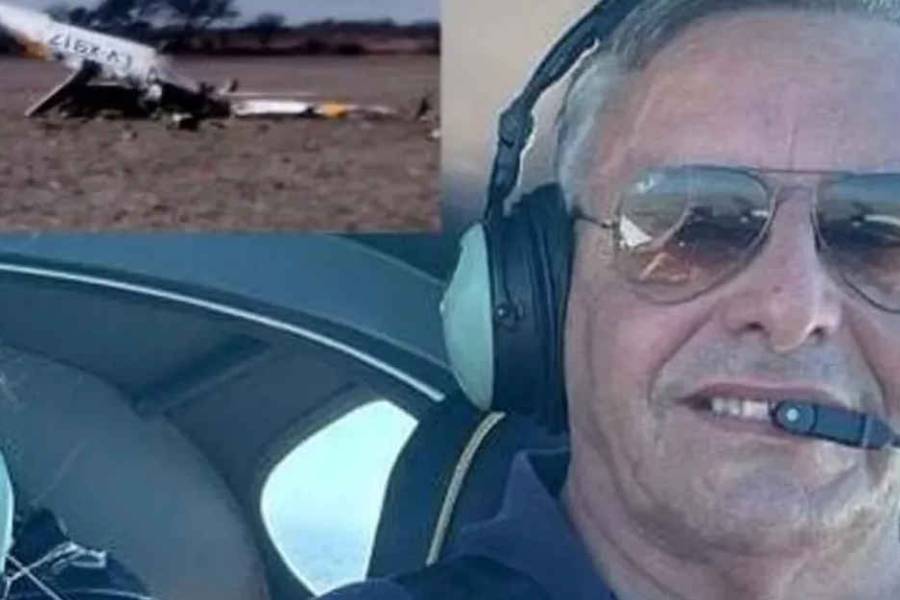 La trágica muerte de un intendente cordobés: se estrelló con su avioneta en un campo