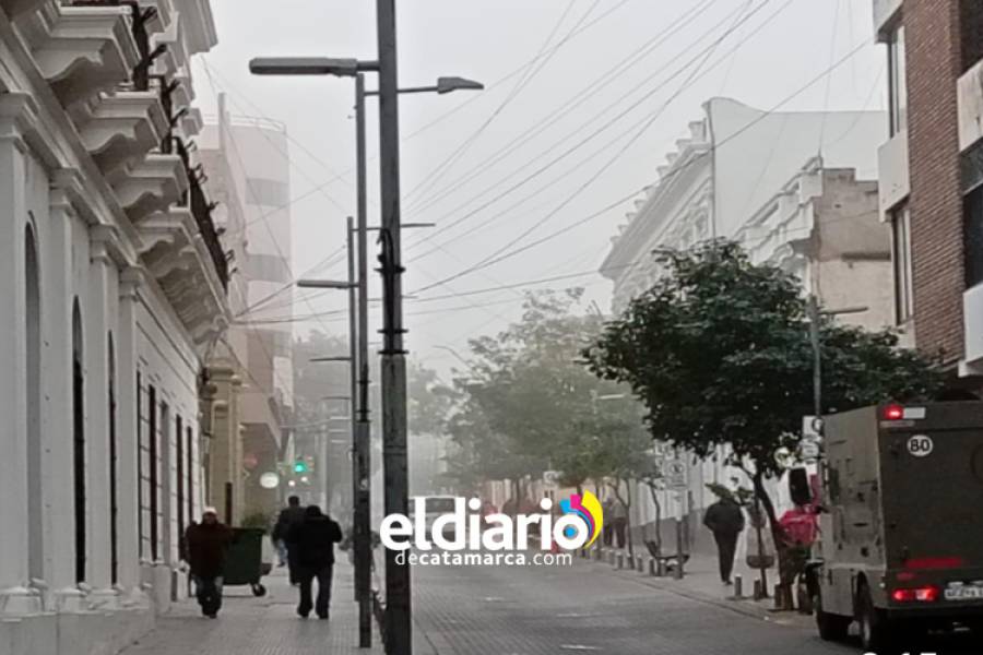 No es London es la capital de Catamarca neblinada