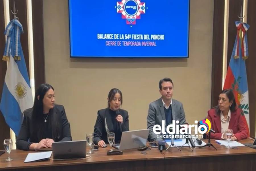 El gobierno destacó el impacto económico de la Fiesta del Poncho 2025