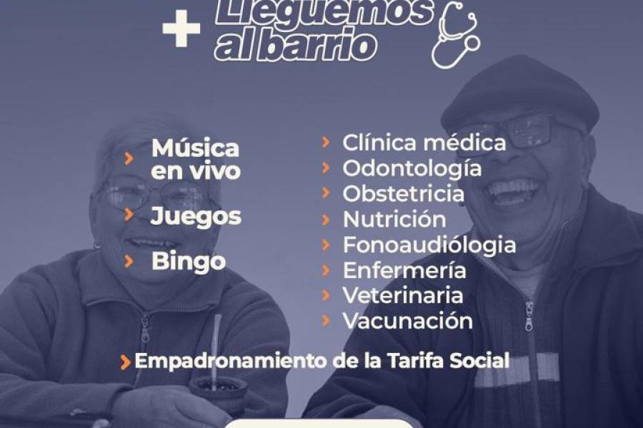 “Bienestar activo y Lleguemos al Barrio”: Una jornada integral de salud