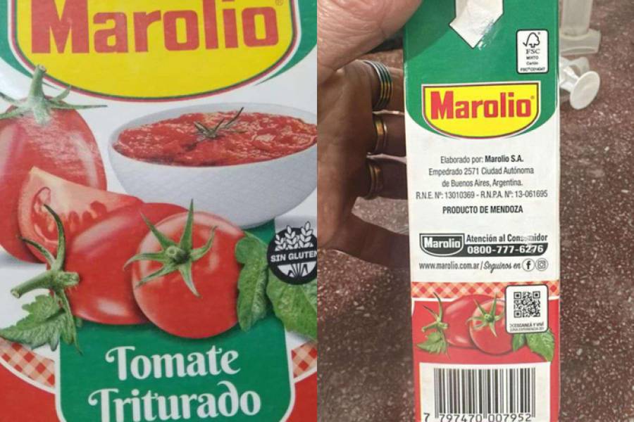 Identifícalo: ANMAT advierte sobre la detección de gusanos en un lote de puré de tomates de la marca Marolio