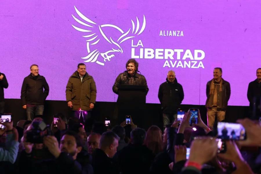 Milei tiene previsto asistir al búnker de campaña el domingo en Gonnet