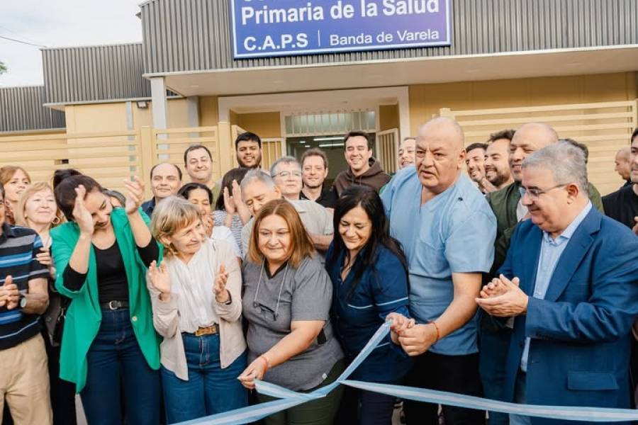 Jalil inauguró remodelaciones realizadas al CAPS de Banda de Varela