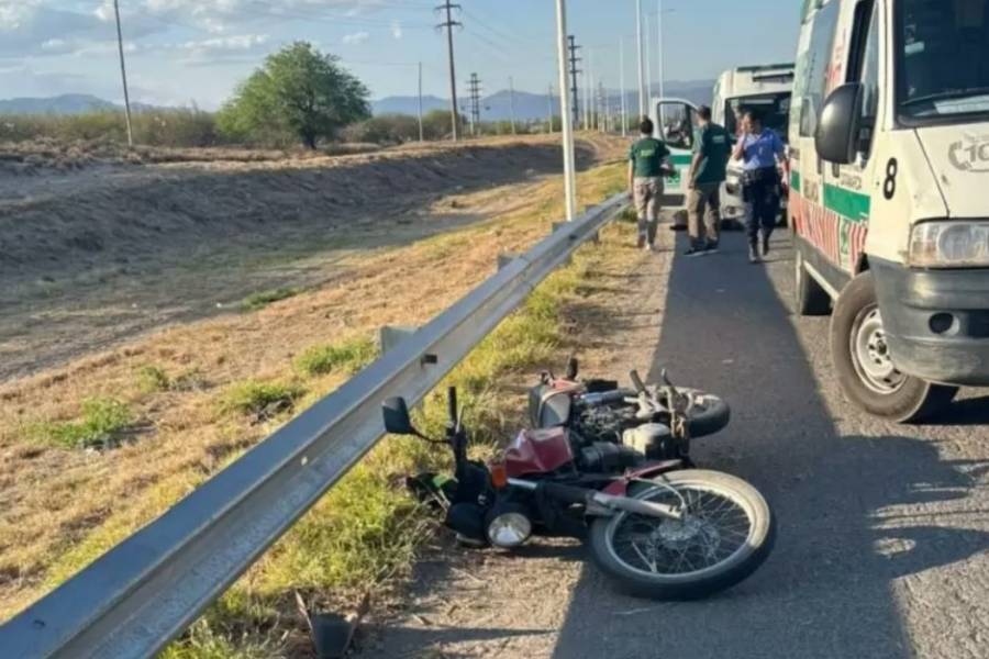 Motociclista murió tras chocar contra un guardarraíl