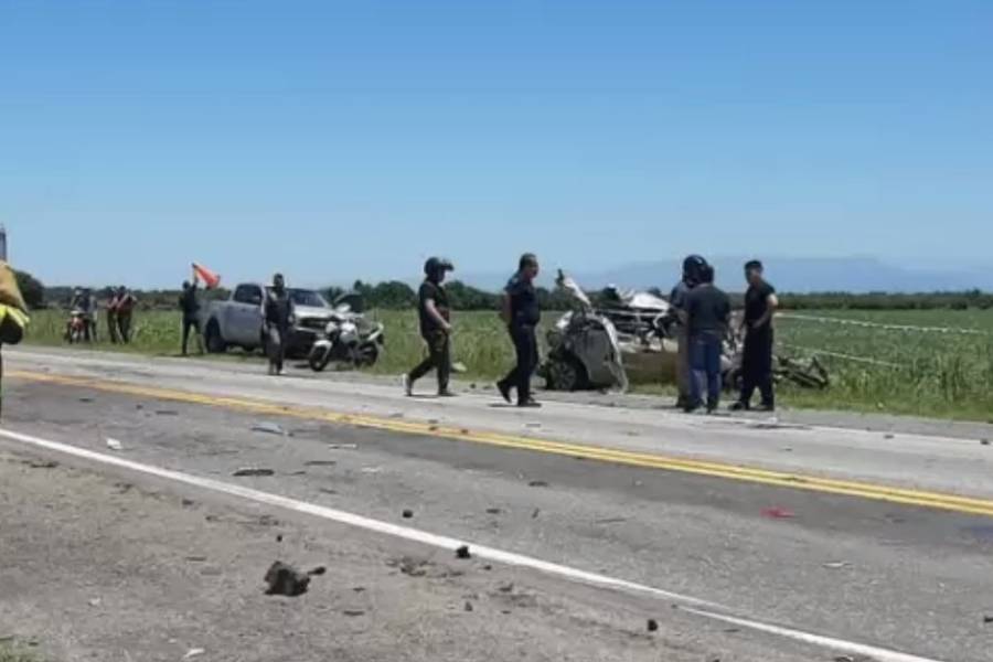 Un joven conductor murió tras volcar con su auto en Chumbicha