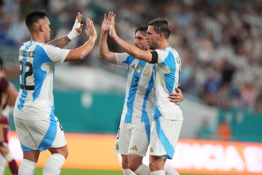 Sin Lionel Messi y con sorpresas, la Selección Argentina venció 1-0 a Venezuela en Miami