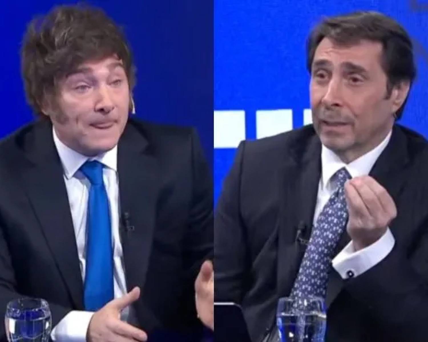 Tenso cruce: Javier Milei, nervioso con Eduardo Feinmann al no poder explicar cómo