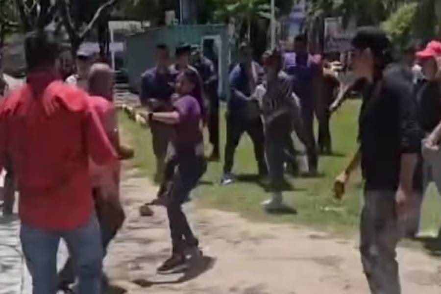 Violentos incidentes en Formosa: un seguidor de Insfrán le pegó a una mujer militante de La Libertad Avanza