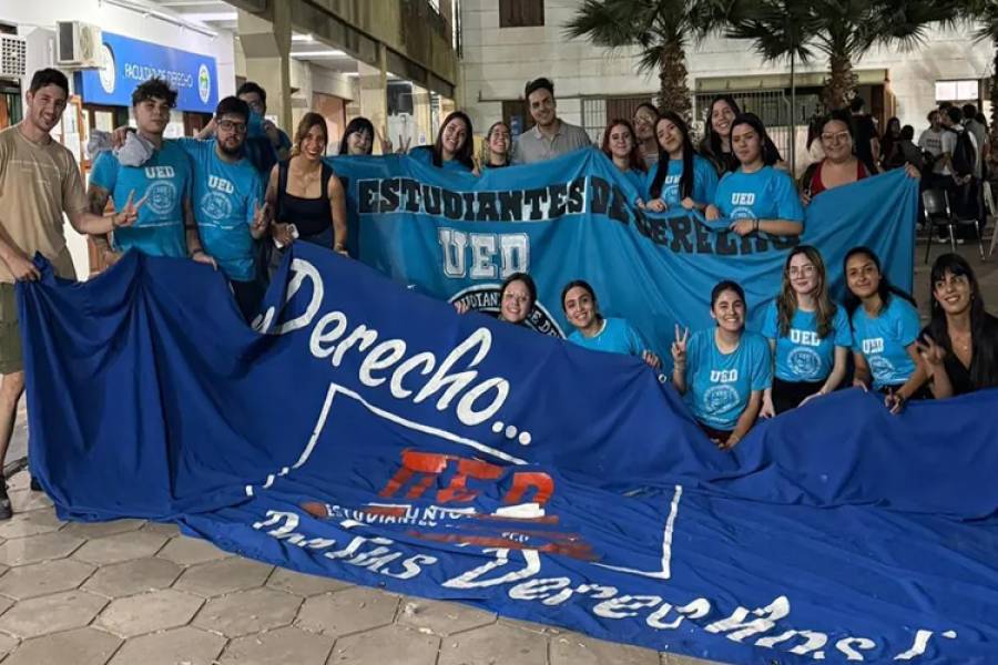La Unión de Estudiantes de Derecho ratificó su liderazgo y ganó las elecciones con el 70% de los votos