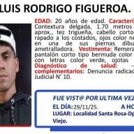 Se busca a Luis Figueroa
