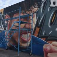 El Mozart del pádel tiene su mural en Catamarca