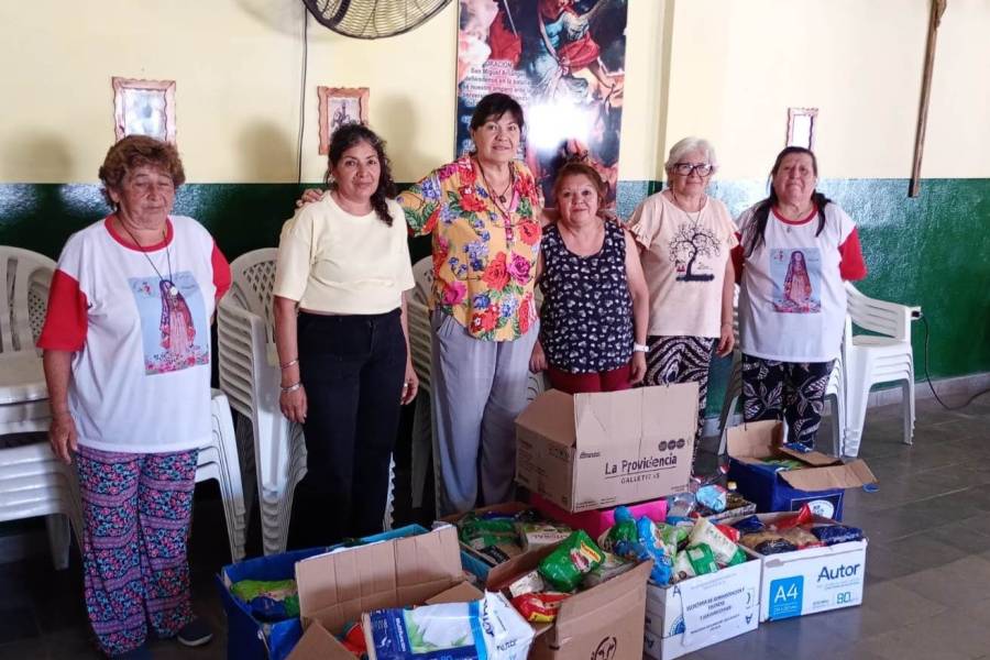 De la fe a la mesa: La solidaridad mariana llegó a comedores y comunidades vulnerables