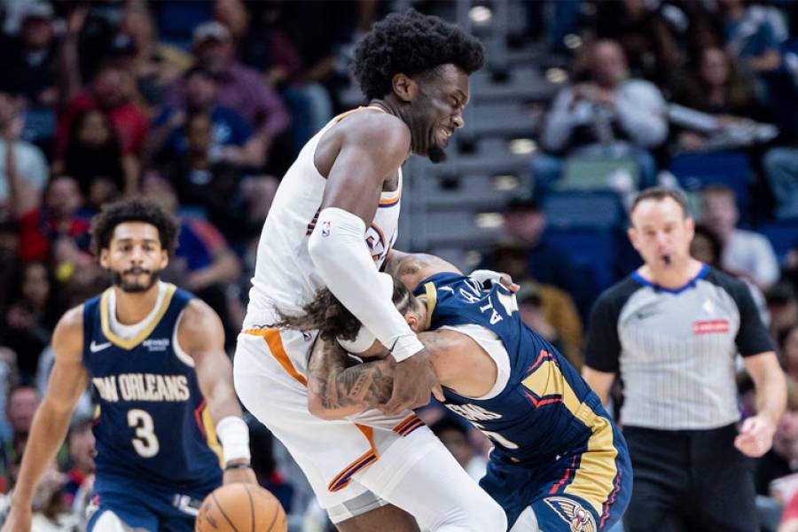 La salvaje pelea en la NBA que da que hablar por la diferencia de estatura entre dos jugadores