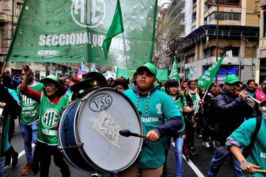 ATE convocó a marchar contra la intervención de EE.UU. en Venezuela