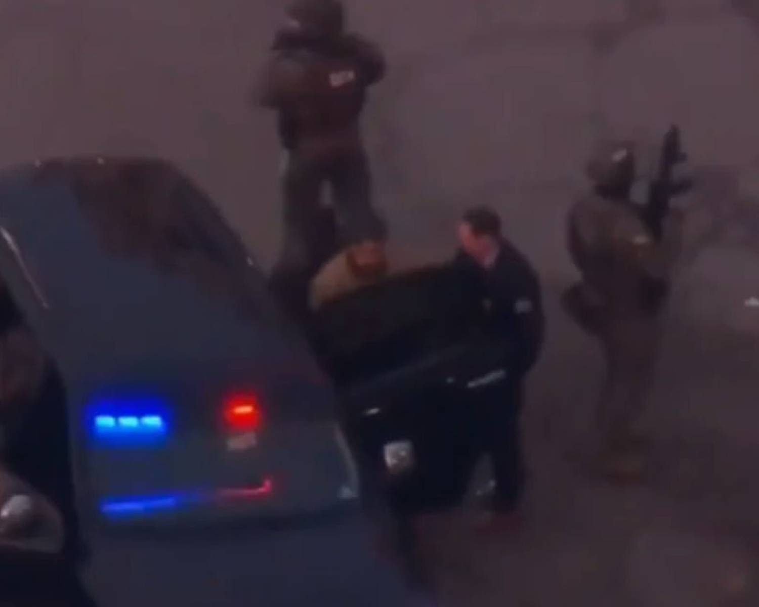 Trasladaron a Nicolás Maduro al tribunal en Nueva York en medio de un mega operativo de seguridad