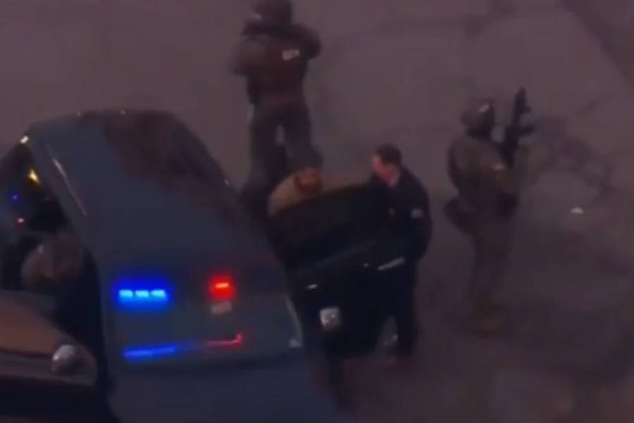 Trasladaron a Nicolás Maduro al tribunal en Nueva York en medio de un mega operativo de seguridad