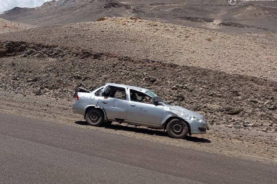 Antofagasta de la Sierra: Joven perdió la vida tras volcar el automóvil en el que se trasladaba junto a sus amigos 