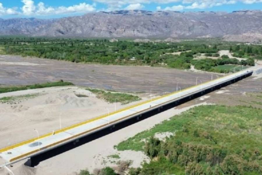 Santa María: En marzo se inaugurará el puente más largo del NOA