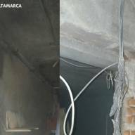 Incendio en un motel en Polcos 