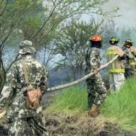 Un incendio en Paraguay consumió más de 50 hectáreas cerca del límite con Argentina