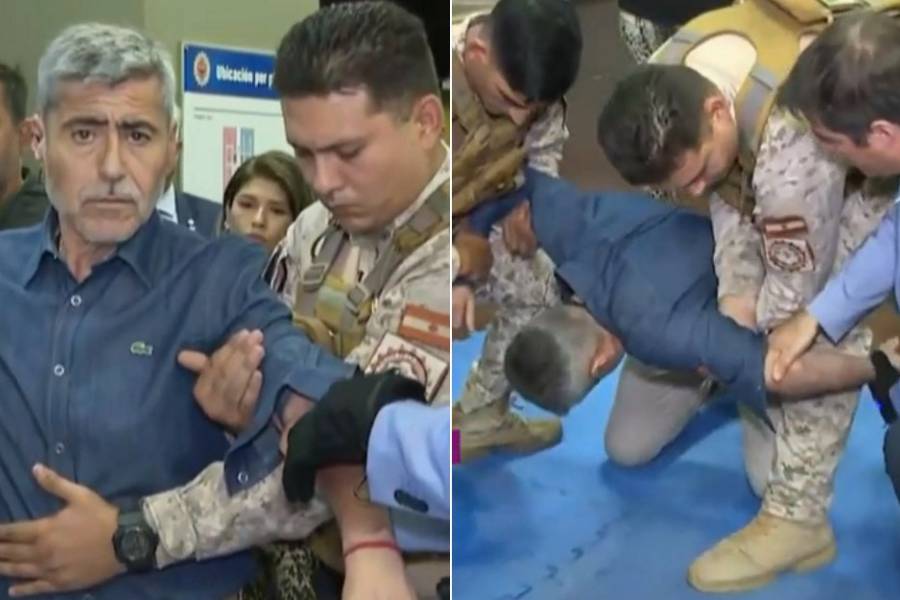 Jefe de Policía de Córdoba se desploma tras probar el guante eléctrico