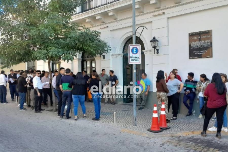 Trabajadores judiciales inician medidas de fuerza este miércoles