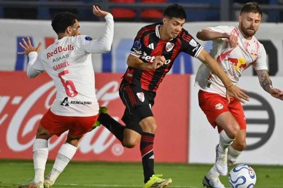River dio un golpe agónico en Brasil y quedó líder en su grupo de Copa Sudamericana