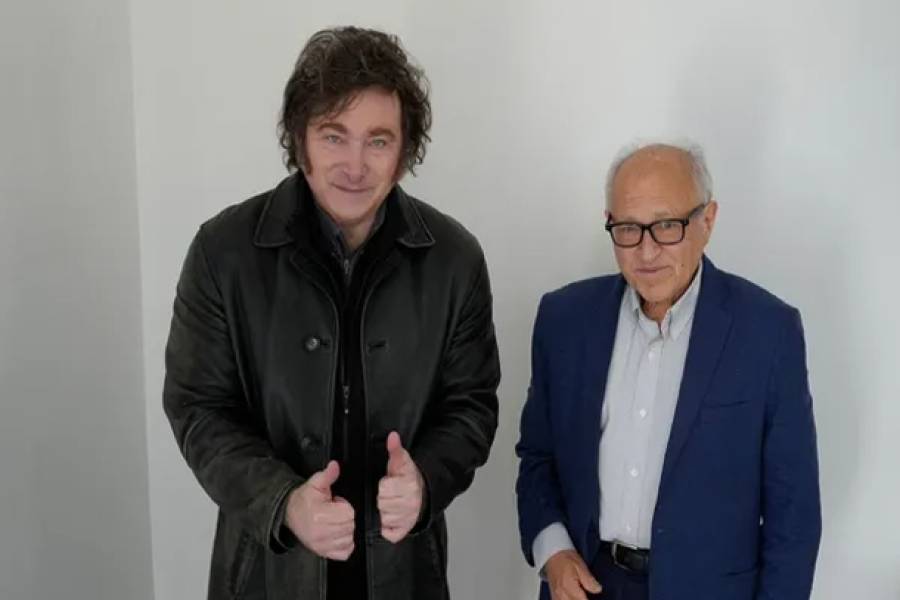 Javier Milei recibió en la Quinta de Olivos al economista que quiere que Argentina sea como Chile