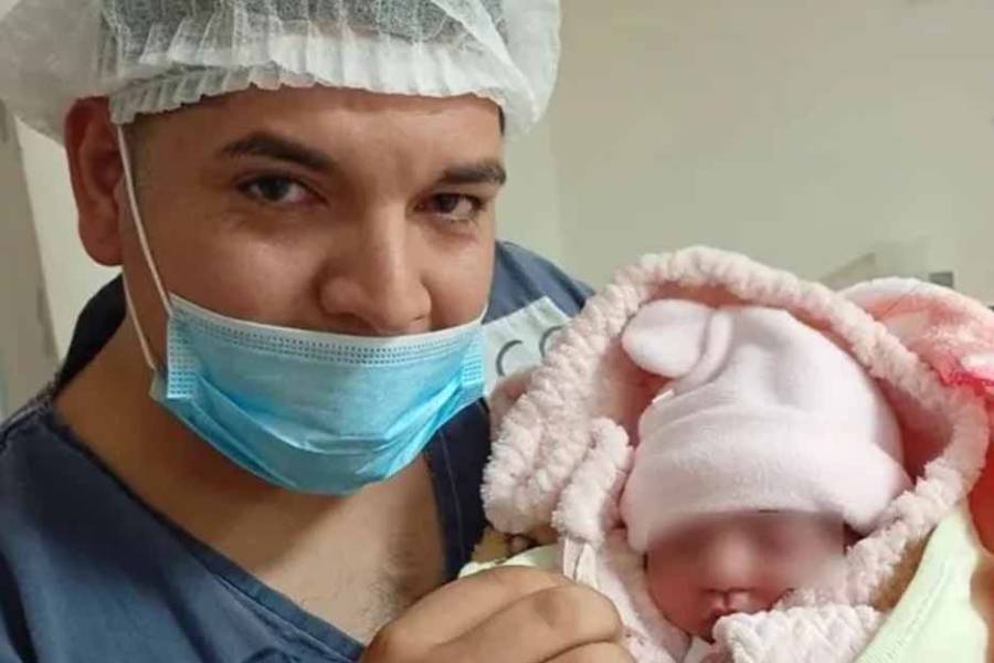Nació el día en que Lionel Messi cumplió 39 años y la anotaron con un inédito nombre en su honor