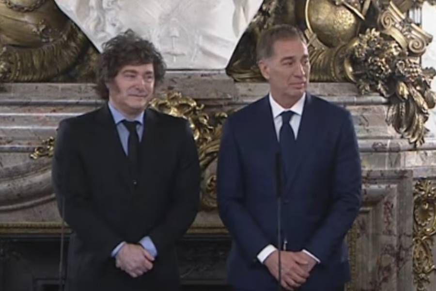Juró Santilli en la Rosada como nuevo Jefe de Gabinete