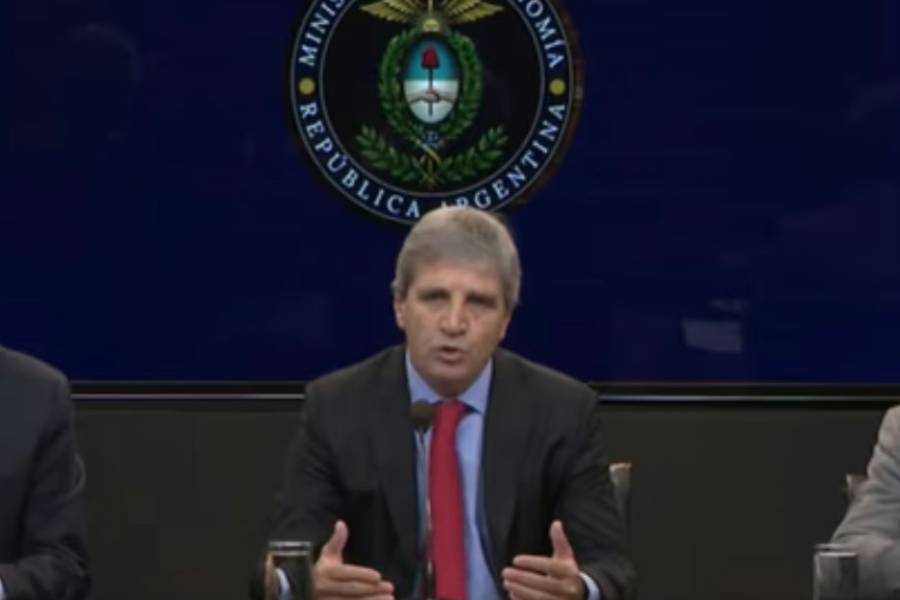 Caputo anunció el programa financiero de 2027: 