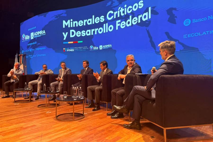 Raúl Jalil elogió la producción minera catamarqueña en el 10° Foro PYMES Italia-América Latina
