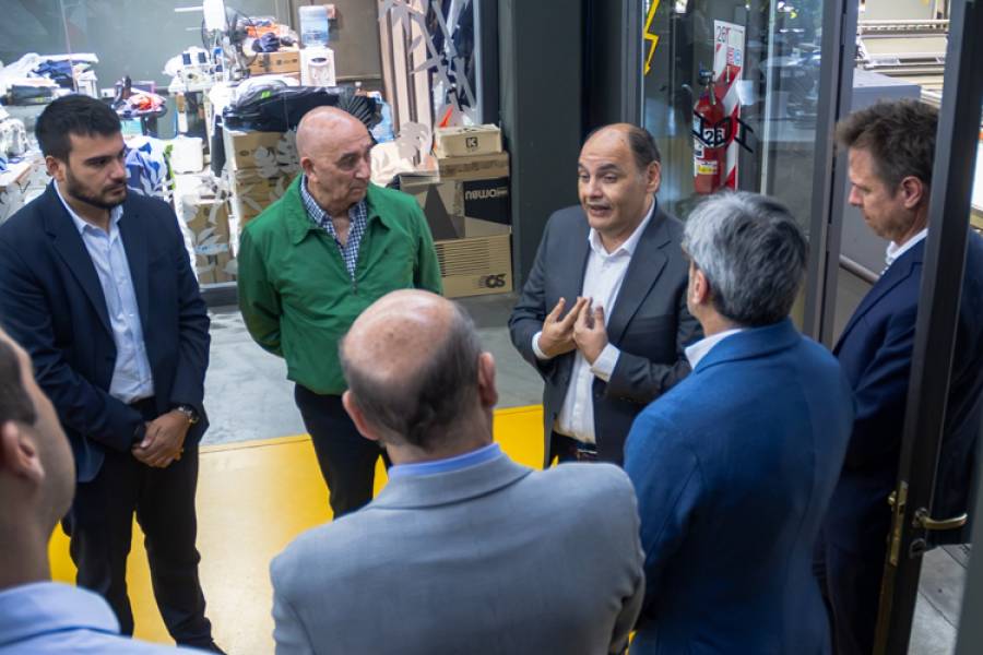 El intendente Saadi se reunió con el titular de la UIA