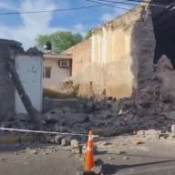 Sucumbió parte de la construcción de una antigua casa en pleno microcentro