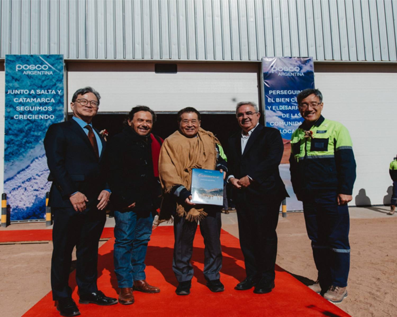 Con la presencia del gobernador Raúl Jalil, POSCO puso en marcha su Planta II en el Proyecto Sal de Oro