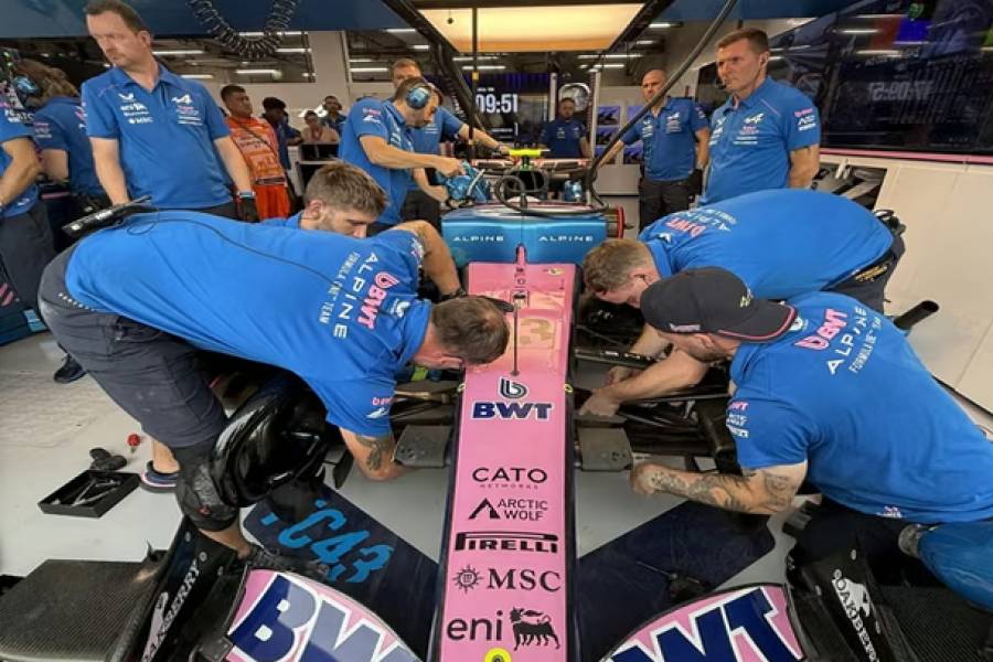 Franco Colapinto terminó 19º la única práctica libre del GP de Singapur