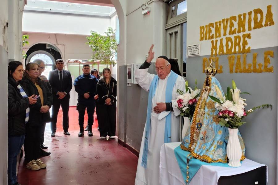 La Virgen del Valle visitó las instalaciones del Poder Judicial