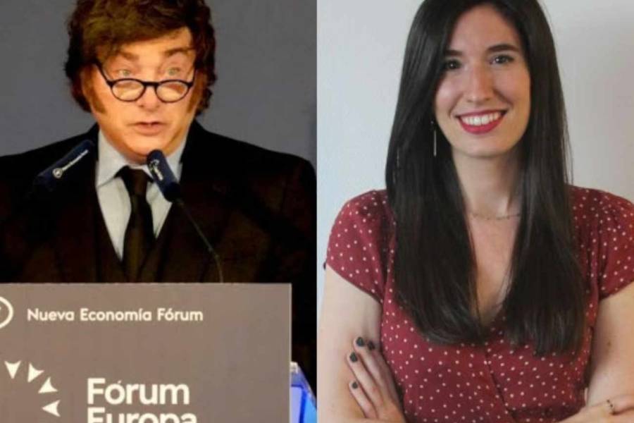 Milei insultó a una periodista española en Madrid y su custodia empujó a un trabajador de prensa de El País