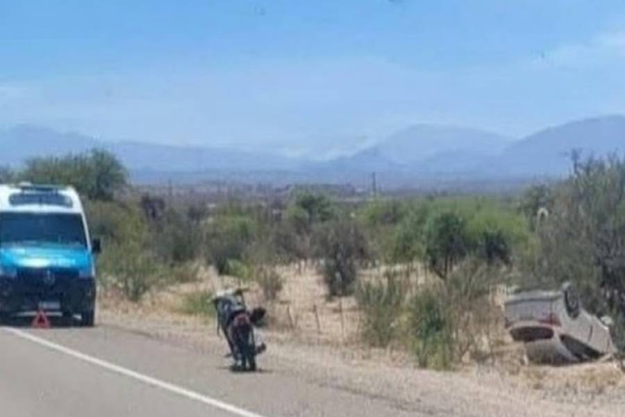 Rutas en mal estado: Mueren dos personas tras volcar su auto en Ruta Nacional 40