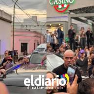 El presidente Milei llegó por primera vez a Catamarca